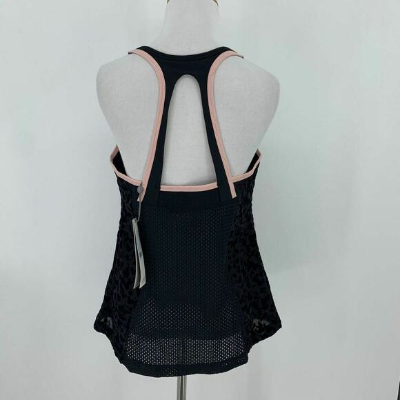 Lole Kayla Edition Tank Top Women's Size L Stretch Workout Racerback Black Shirt - Picture 3 of 12